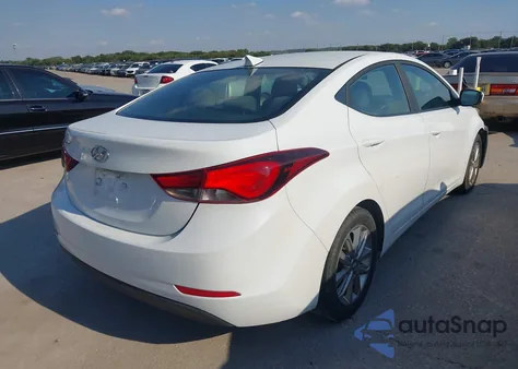 2016 Hyundai Elantra Se from USA, damaged, VIN 5NPDH4AE8GH669464